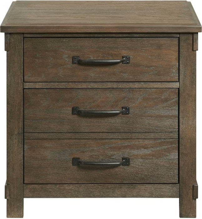 Elements International Scott Nightstand in Dark image