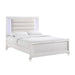 Elements International Twenty Nine Youth Full Panel Bed in White image