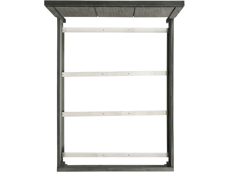 Elements International Wade Queen Bed in Gray