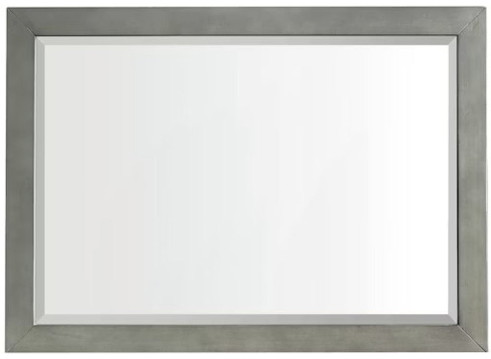 Elements International Zig Mirror in Grey image